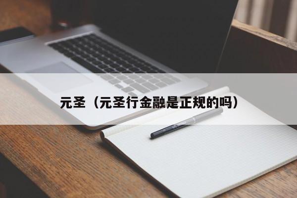 元圣（元圣行金融是正规的吗）