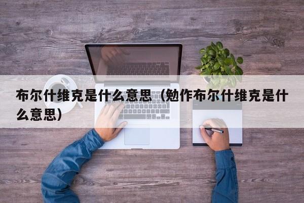 布尔什维克是什么意思（勉作布尔什维克是什么意思）